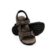 LA CUOIERIA Men Nubuck Brown Leather Sandal