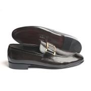 OXBOK Men Mild Gold Brown Leather Loafer