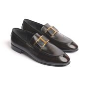 OXBOK Men Mild Gold Brown Leather Loafer