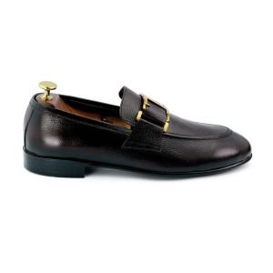 OXBOK Men Mild Gold Brown Leather Loafer