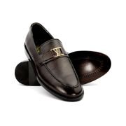 OXBOK Men LV Brown Leather Loafer
